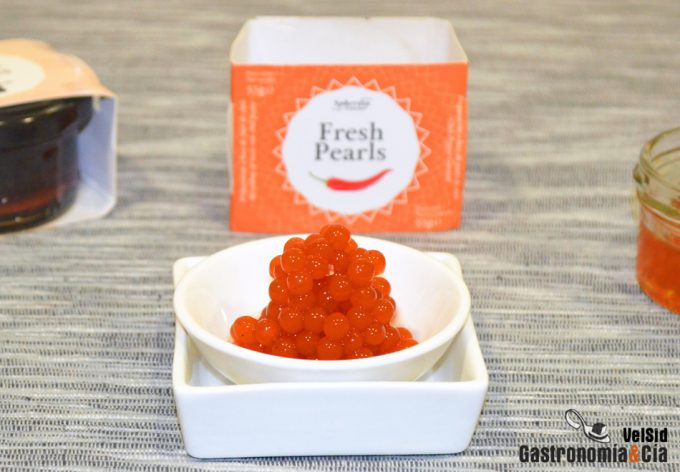 Esferificaciones picantes