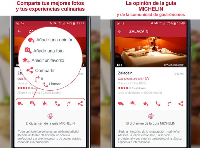 Restaurantes de la Guía Michelin