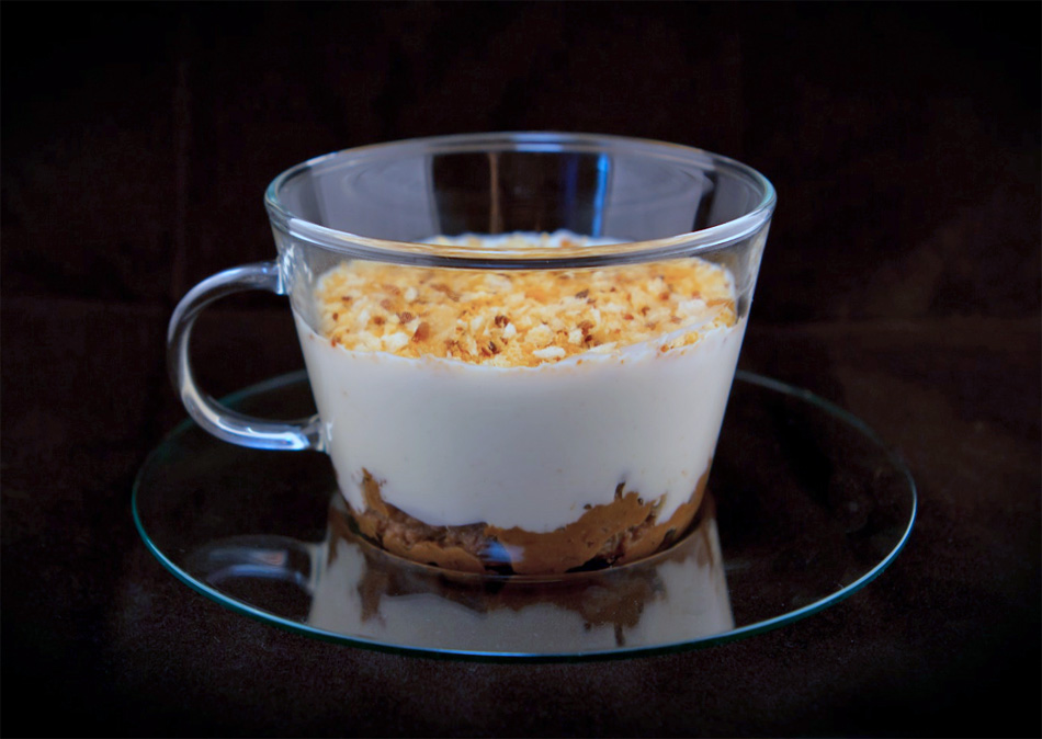 Croqueta de morcilla invertida de Javi Estévez Gastronomía & Cía