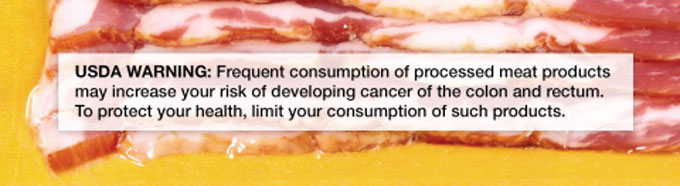 Riesgo de cáncer por el consumo de carne procesada