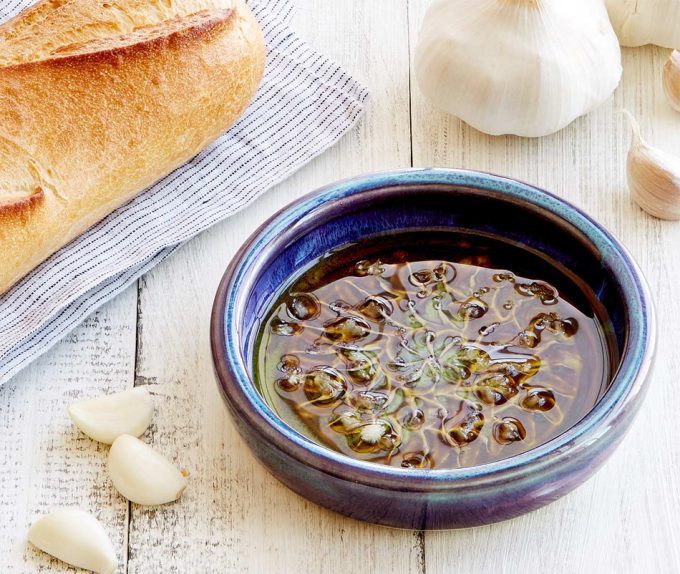 Plato para mojar pan