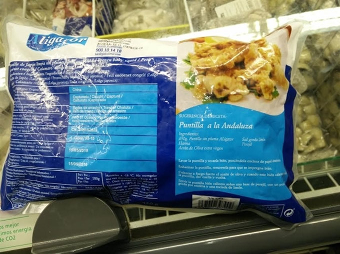 Etiquetado del pescado