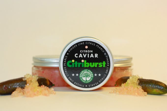 Finger lime en tarro Caviar cítrico sin piel