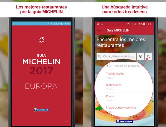 Michelin Restaurantes de Europa 2017 
