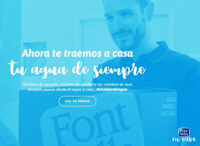 Venta de agua Font Vella a domicilio sin gastos de envío Compra de agua por internet