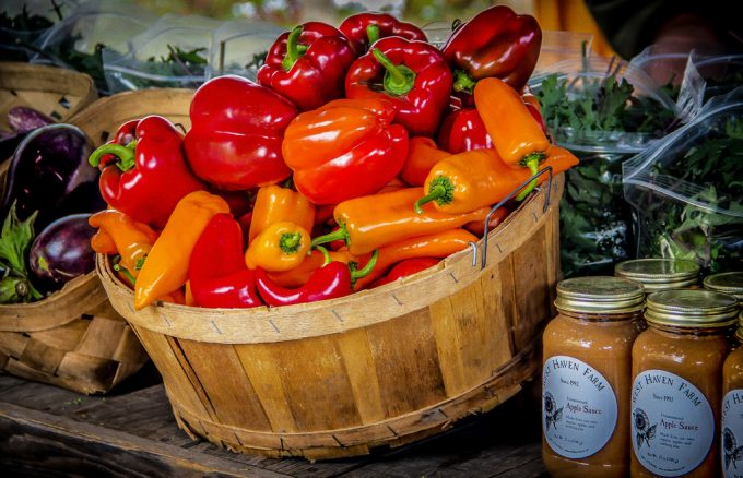 Cesta de la compra saludable