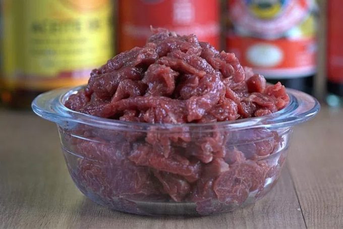 Receta de carne estilo chino y tailandés