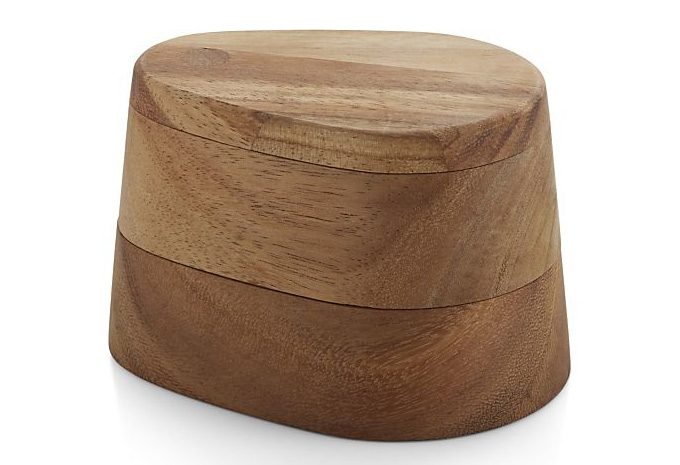 Salero con dos compartimentos