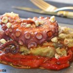 Escalivada, pulpo y all i oli