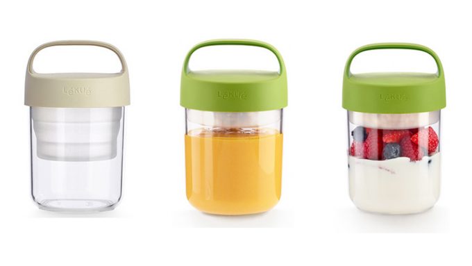Recipientes porta alimentos Jar to go Lékué
