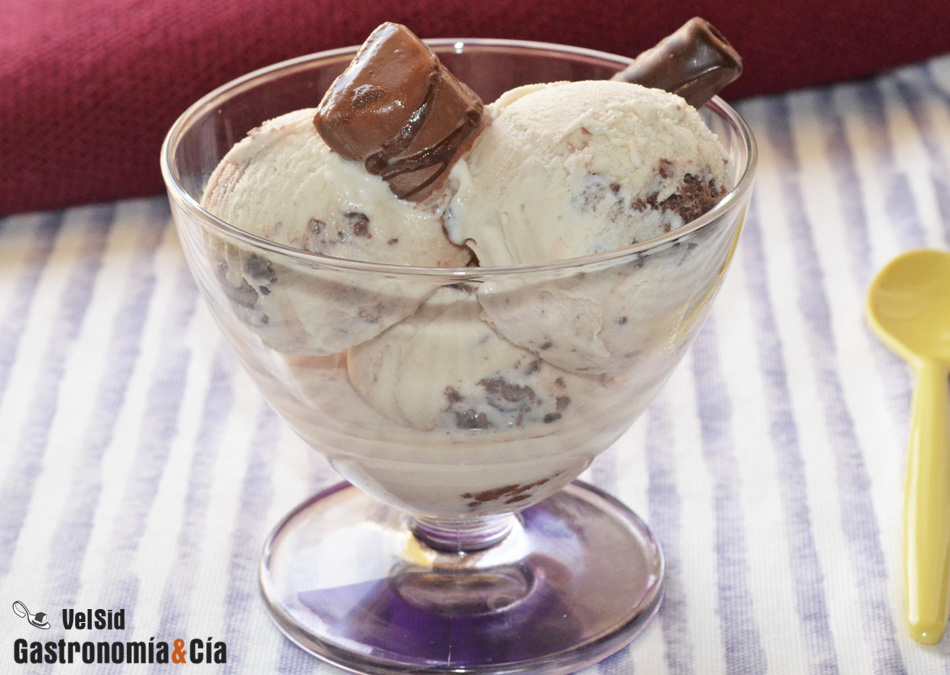 Helado de Kinder Bueno