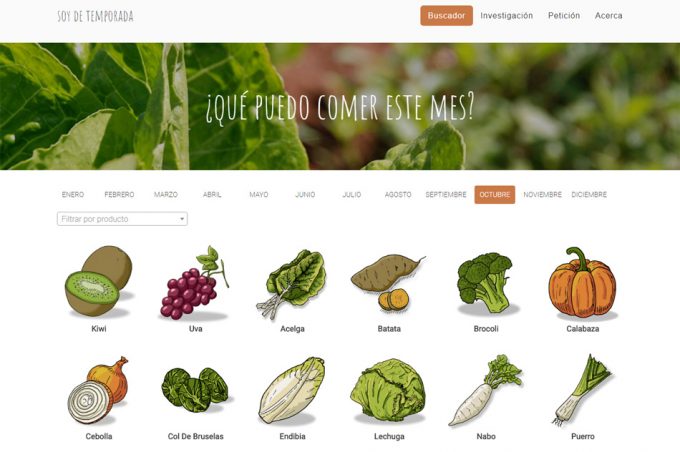 Productos de temporada