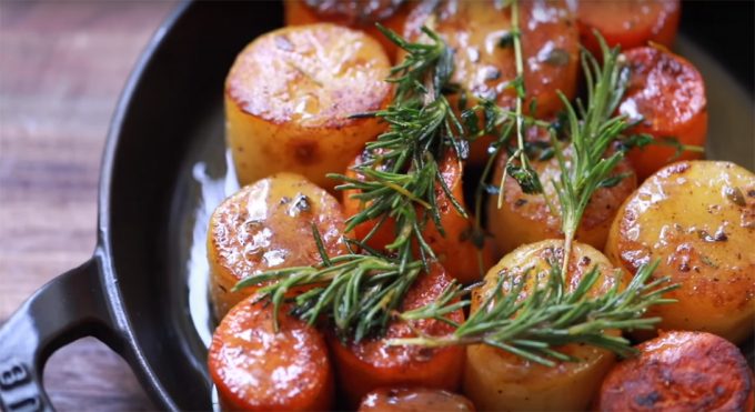 Receta de patatas fondant