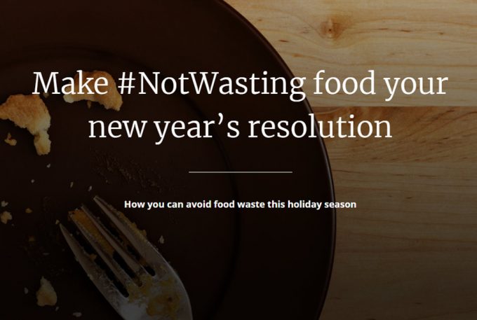 Desperdicio de comida en Navidad