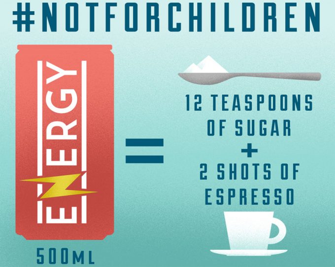 Jamie Oliver pide que se prohíba la venta de bebidas energéticas a los menores de 16 años #NotForChildren