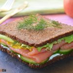 Bocadillo de pan de centeno