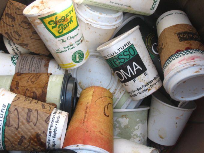 Envases desechables Tazas de café desechables