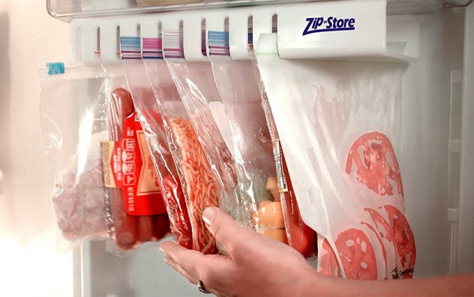 Cold n Store, soporte deslizante para bolsas Ziploc
