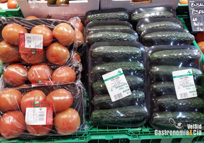 alimentos frescos envasados