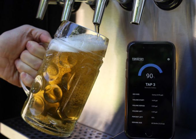 Monitor para el barril de cerveza