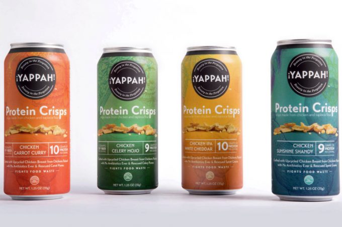 Chips de pollo y verduras