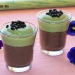 Postre con té matcha