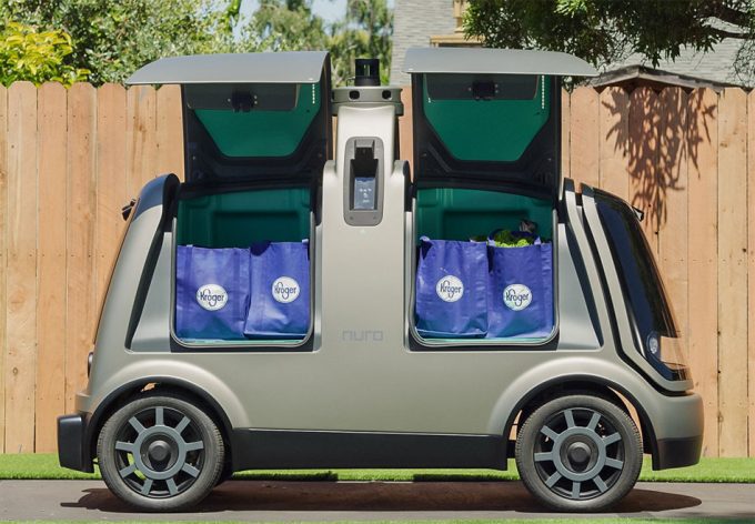 reparto a domicilio de Kroger y Nuro