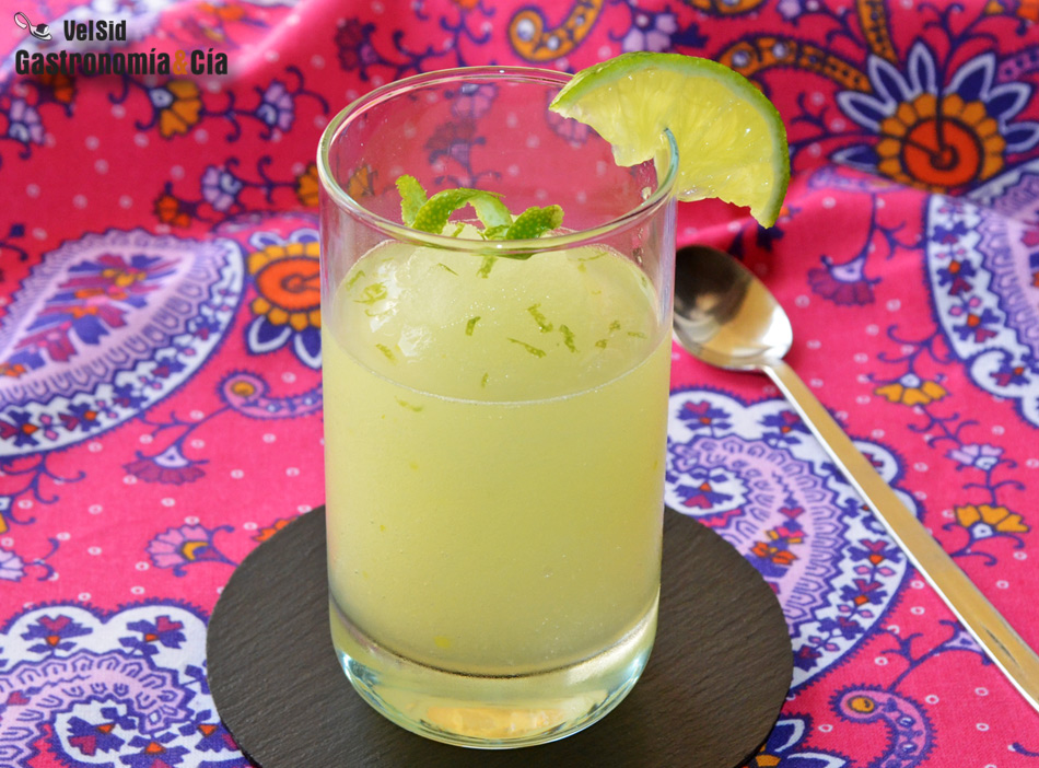 Sorbete de lima-limón. Receta