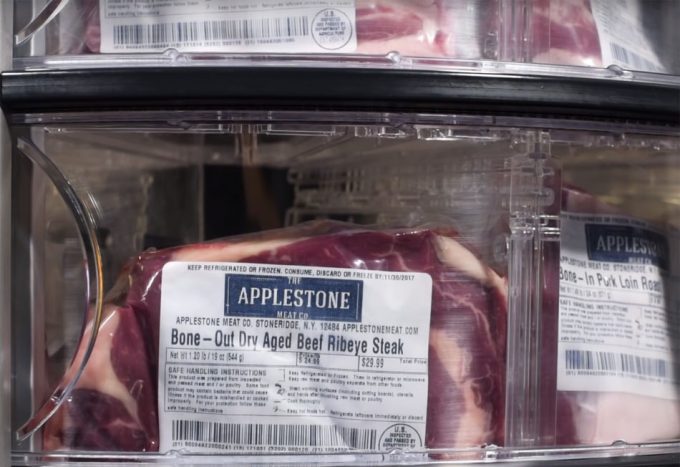 Vending de carne fresca