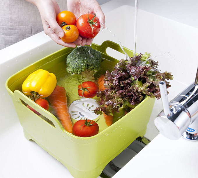 Barreño con desagüe