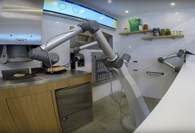 Robot pizzero totalmente autónomo