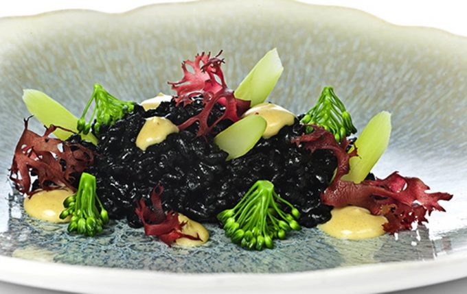 Arroz, sésamo, algas y bimi de Rodrigo de la Calle Rodrigo de la Calle