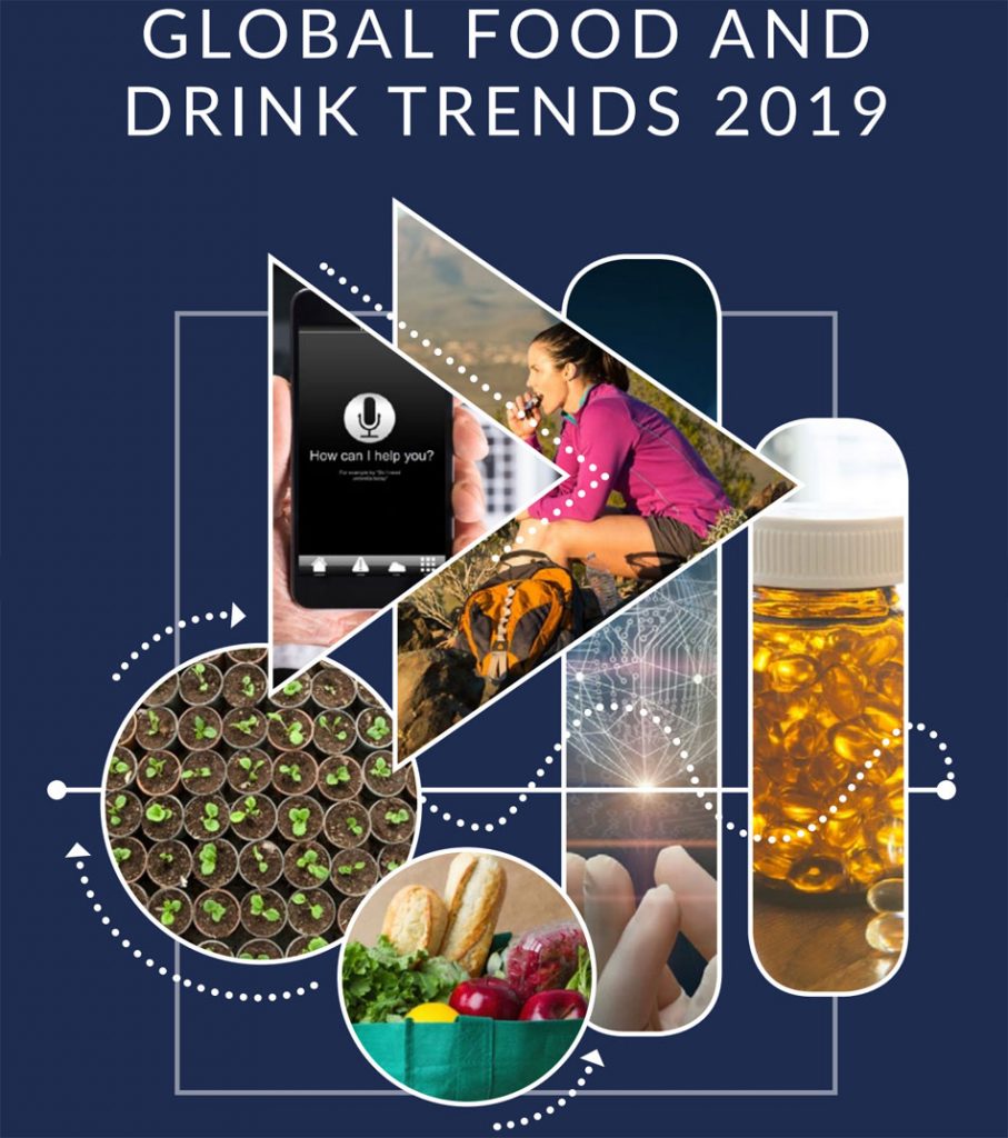 Tendencias en el sector de las bebidas y la alimentación para el año 2019