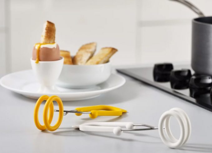 O-Tongs, pinzas para hervir huevos y evitar que se rompa la cáscara Joseph Joseph