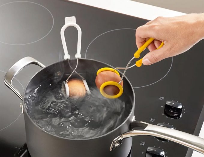 O-Tongs, pinzas para hervir huevos y evitar que se rompa la cáscara Joseph Joseph