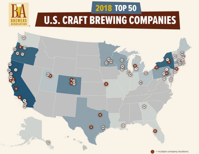 Cerveceras artesanas de Estados Unidos