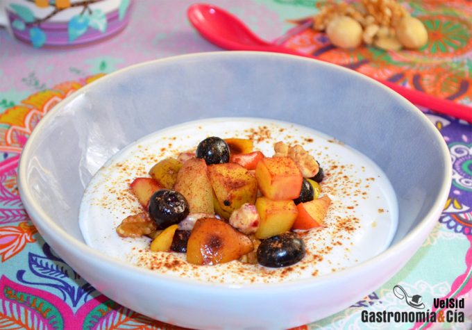 Análisis de yogures con fruta