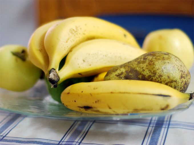 Grado de maduración de los platanos