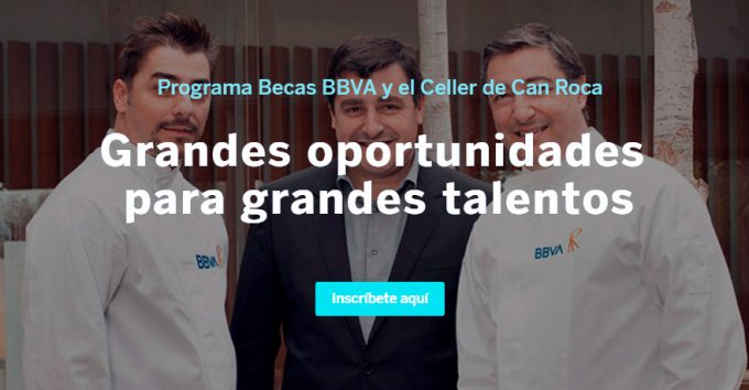 Becas BBVA - Celler de Can Roca