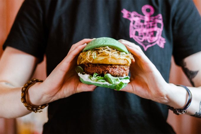 The Hibrid Burger de BrewDog 