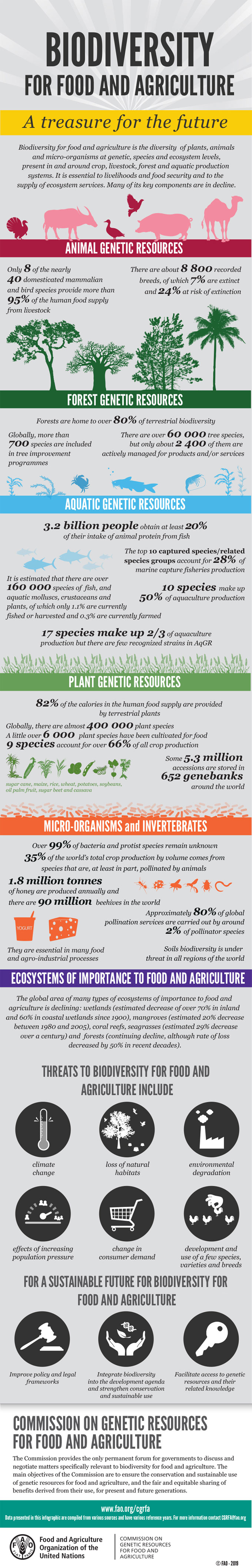 Infografía sobre los recursos genéticos