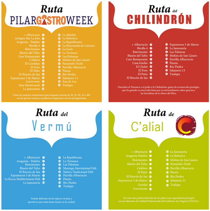 PilarGastroWeek Fiestas del Pilar