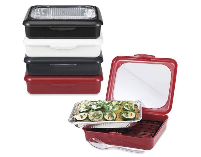 Porta comidas para bandejas de aluminio Para llevar y servir de forma elegante