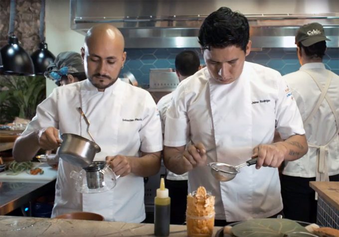 Chefs Jaime Rodríguez y Sebastián Pinzón