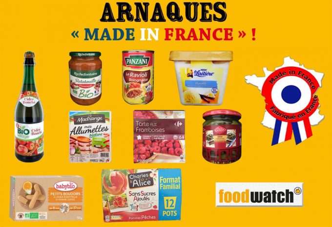 Productos alimenticios que se presentan como nacionales sin serlo