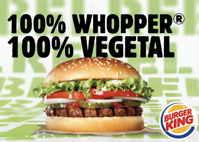 Hamburguesa vegetariana de Burger King