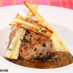 Solomillo con verduras