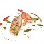 Lenguado con bisque y gamba roja de Mario Sandoval