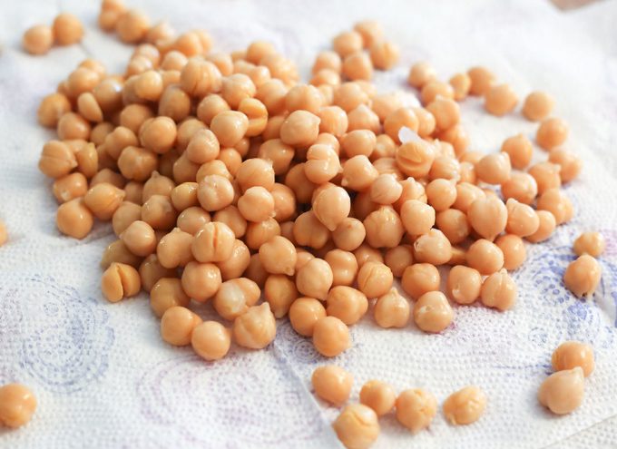 Truco para pelar garbanzos