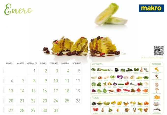 Calendario Verde 2020 Recetas de Rodrigo de la Calle